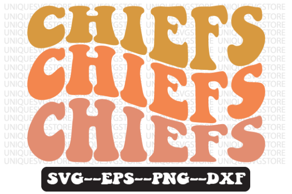 Chiefs Wavy Retro Svg Design Review