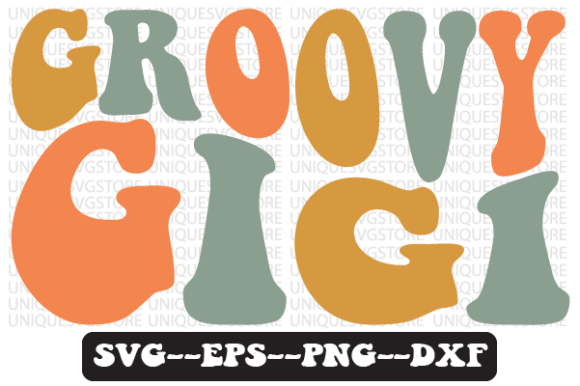 Groovy Gigi Wavy Retro Svg Design Review