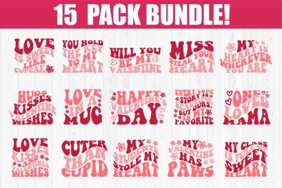 Happy Valentine s Retro Svg Bundle