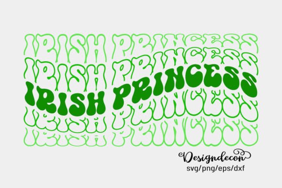 Irish Princess Mirrored Text Retro Svg Review