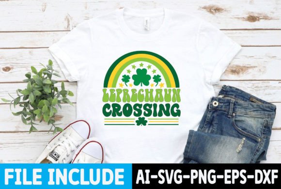 Leprechaun Crossing Retro SVG Design Review