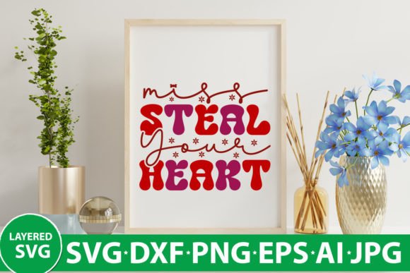 Miss Steal Your Heart Retro SVG Design Review