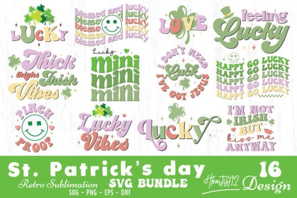 St. Patrick’s Day Retro SVG Bundle